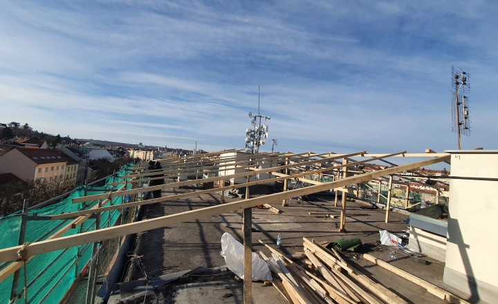 Izolace a zateplení střechy a teras Belohorska - 18
